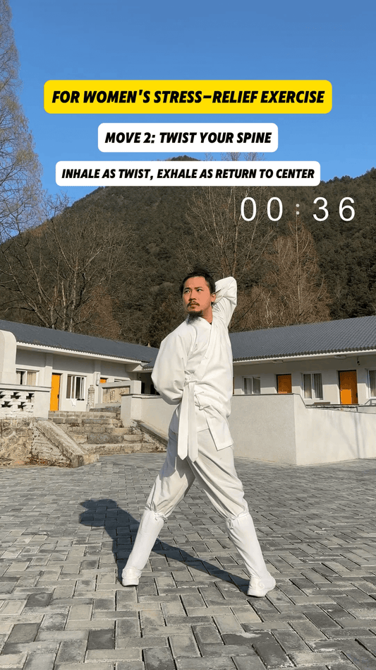 8-Min Women's Stress-Relief Practice | Taoist Exercise for Emotional Balance